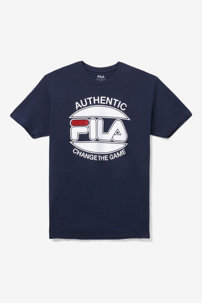 Fila T-Shirt Herre Mørkeblå Change The Game YEB-956310